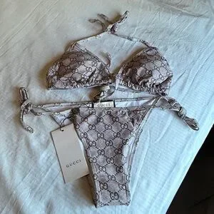 Gucci Beige Bikini Bottom